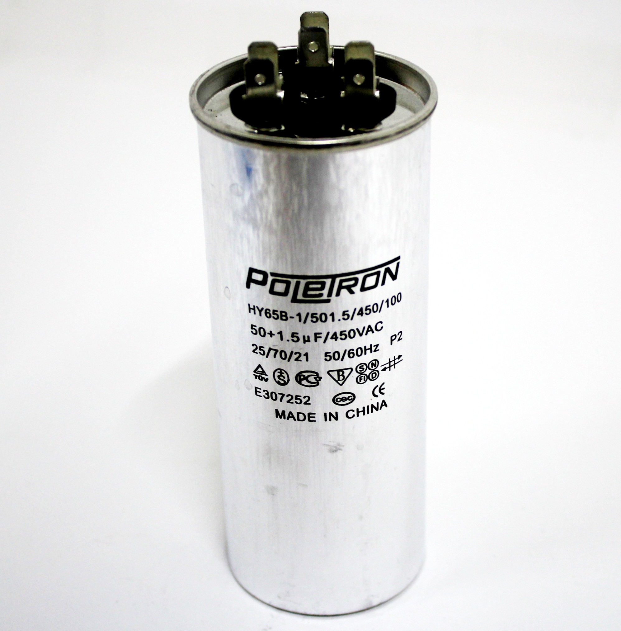 Конденсатор 50+1,5 мф 450V совмещенный. RF06B140