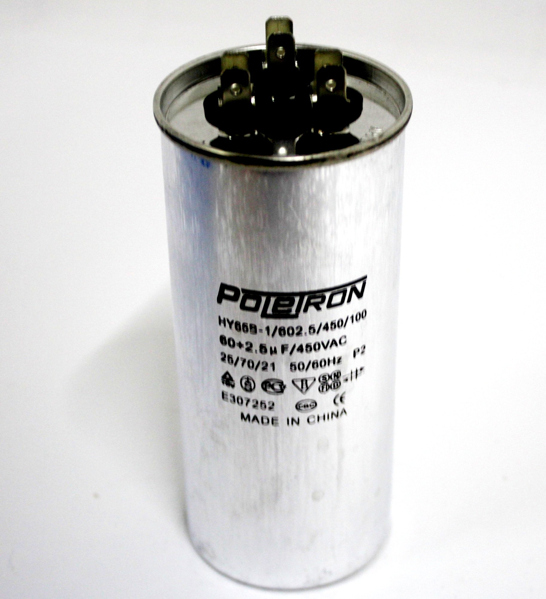 Конденсатор 60+2,5 мф 450V совмещенный. RF06B142