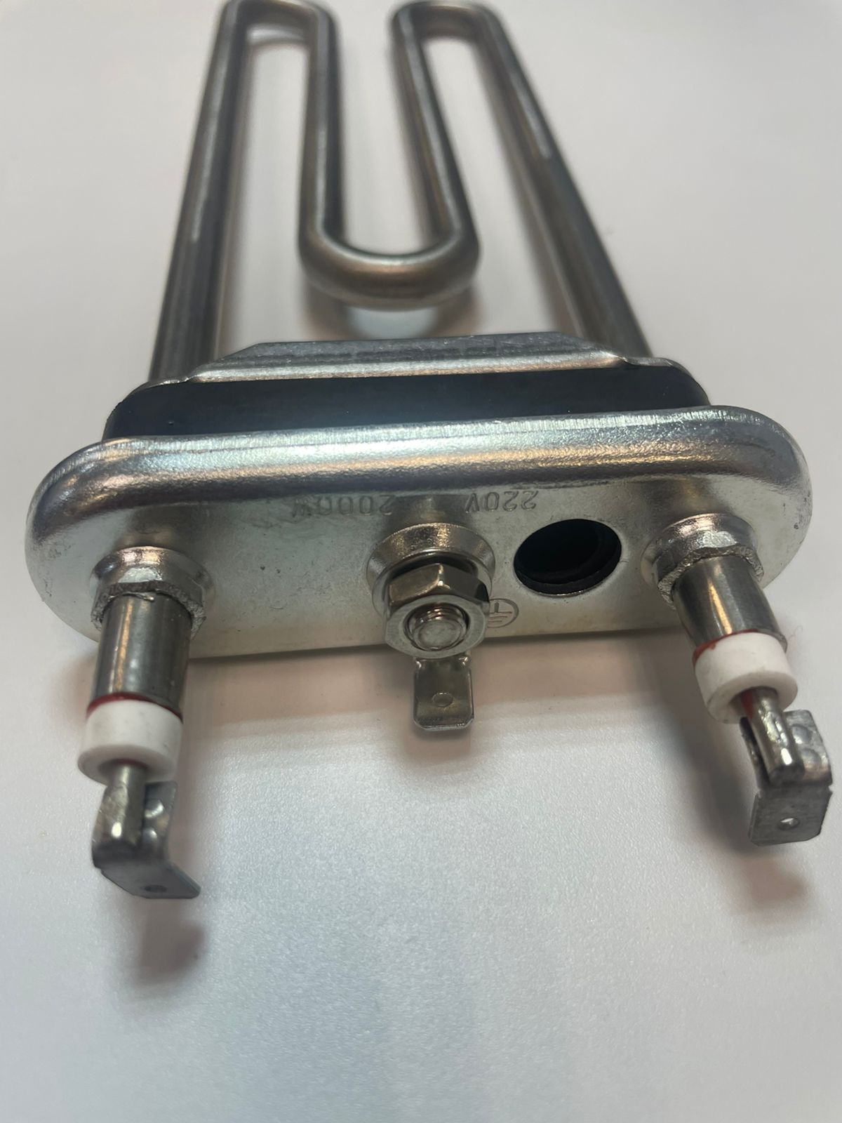 HTR012BO ТЭН 2000W для стиральной машины Poletron, прямой, отверстие ДРТ, L200мм, аналог IRCA 267512