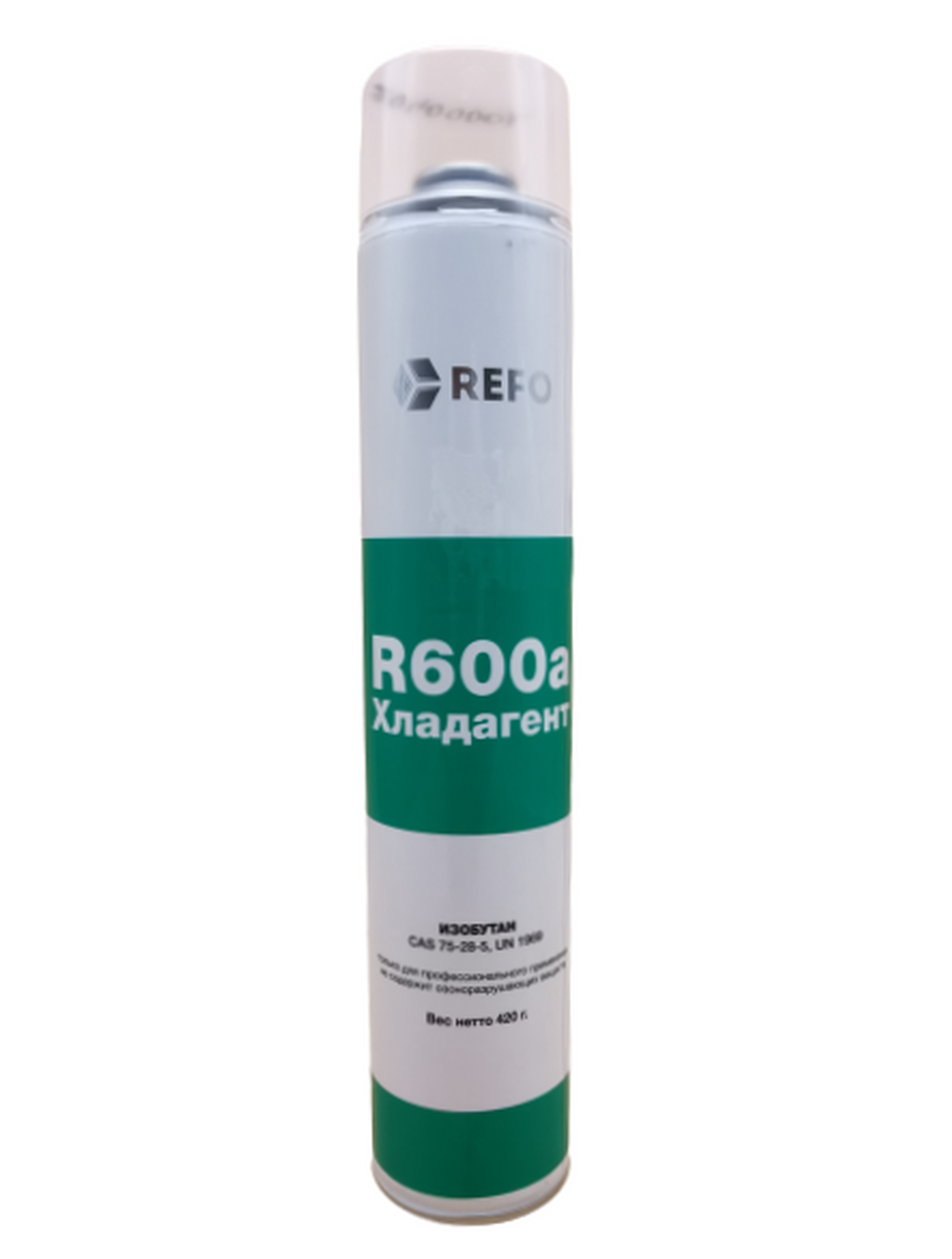 P600R Фреон R600a,(под переходник) МАССА ГАЗА 420гр., зам. AG000006, 481939558015, L089700