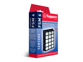 FSM 6 Topperr Hepa-фильтр для пылесосов Samsung SC65..,66..,67..,68.. (DJ97-00492A) 1105